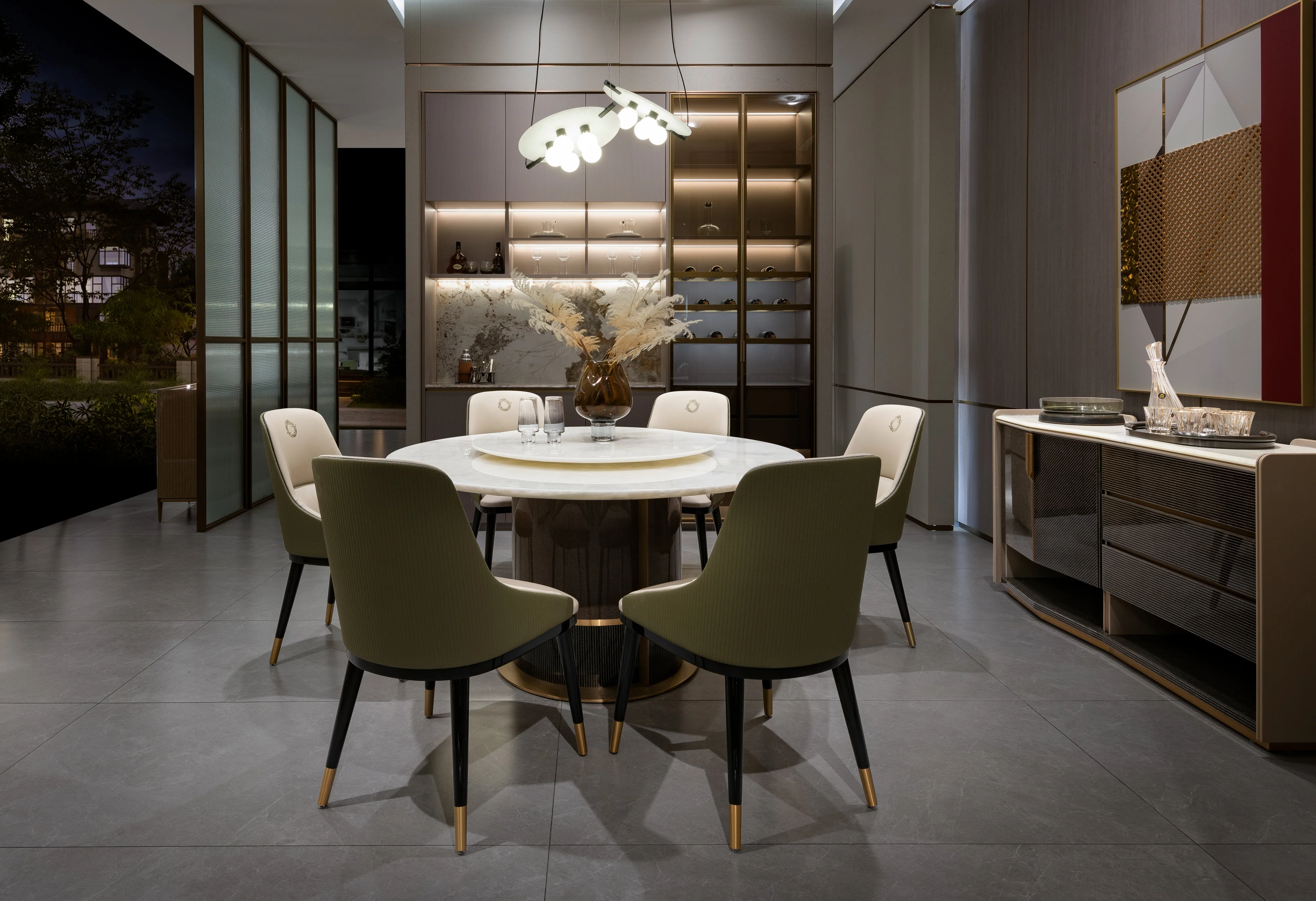 Living Room Design Night